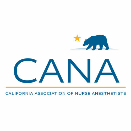 A logo of california association of nurse anesthetists